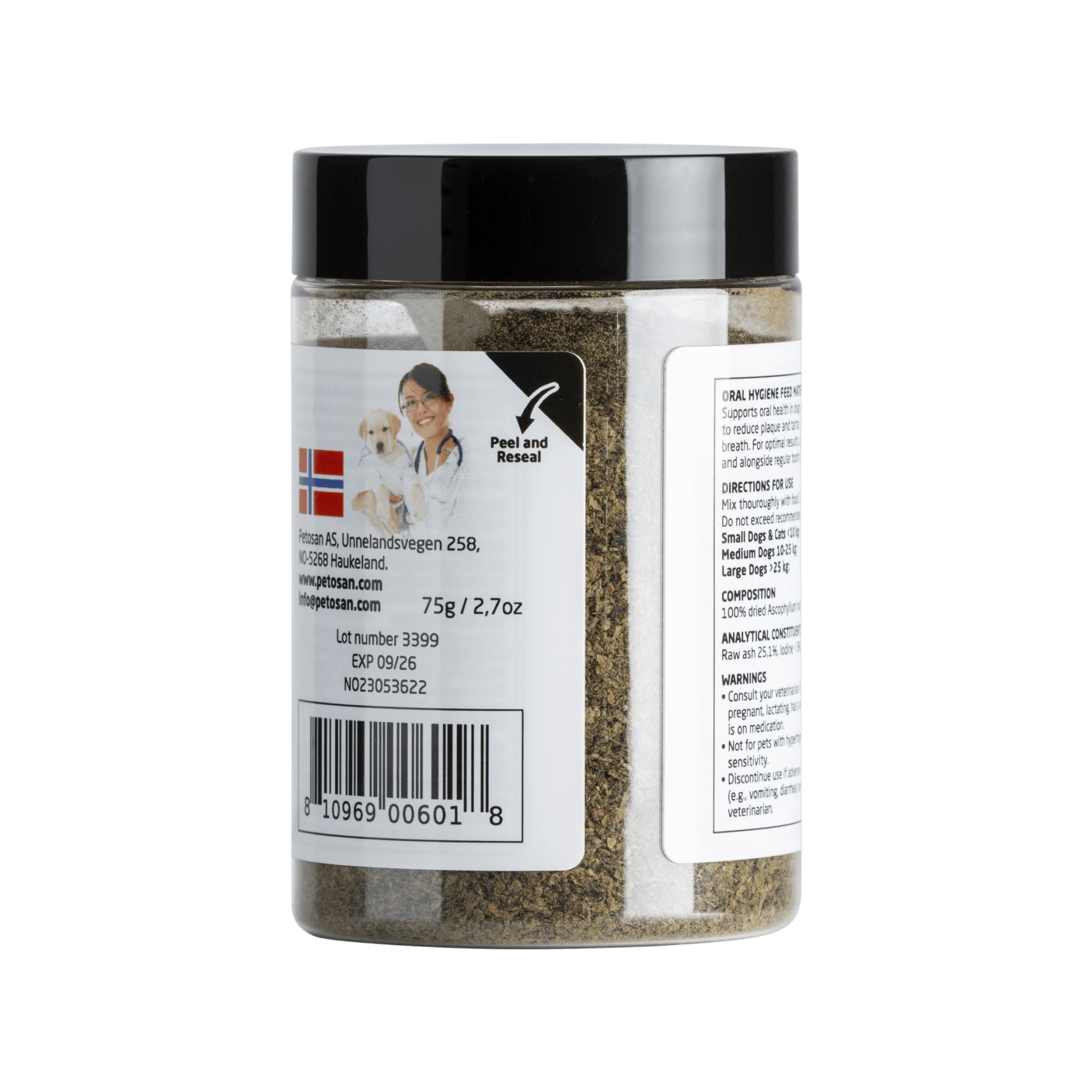 Petosan ústní hygiena Plaque Control 75g