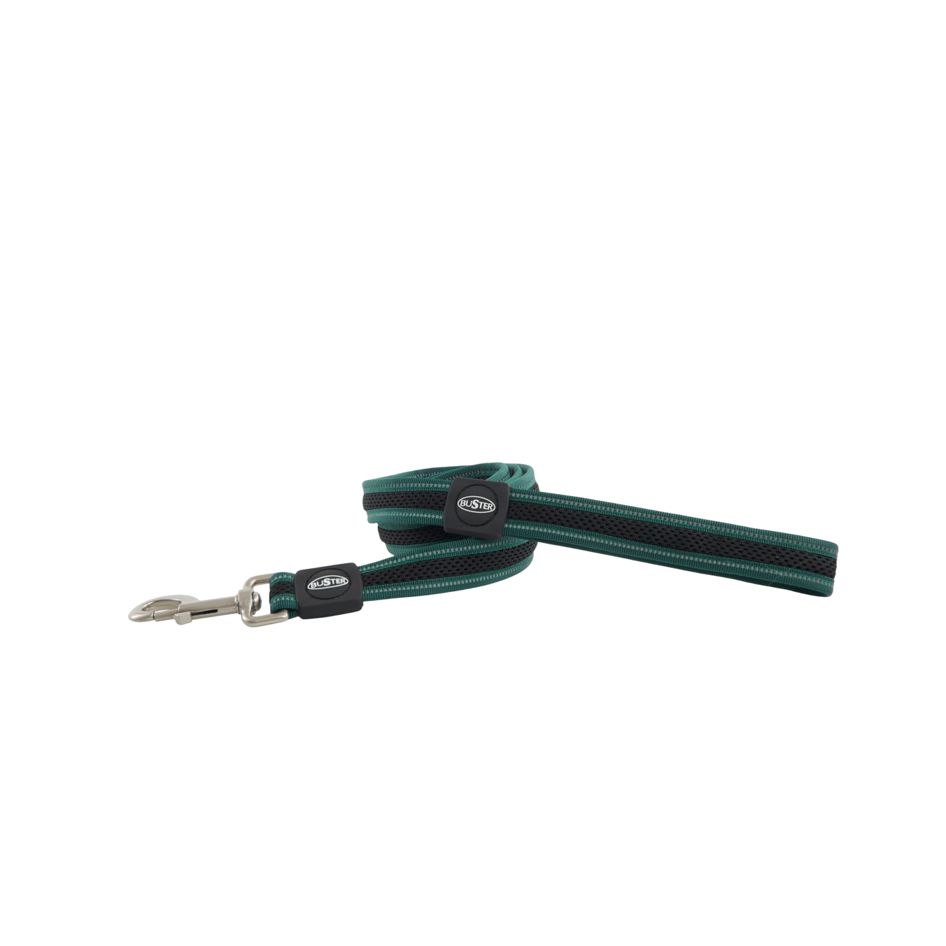 Vodítko BUSTER Airmesh reflexní L/XL 140cm/25mm zelené
