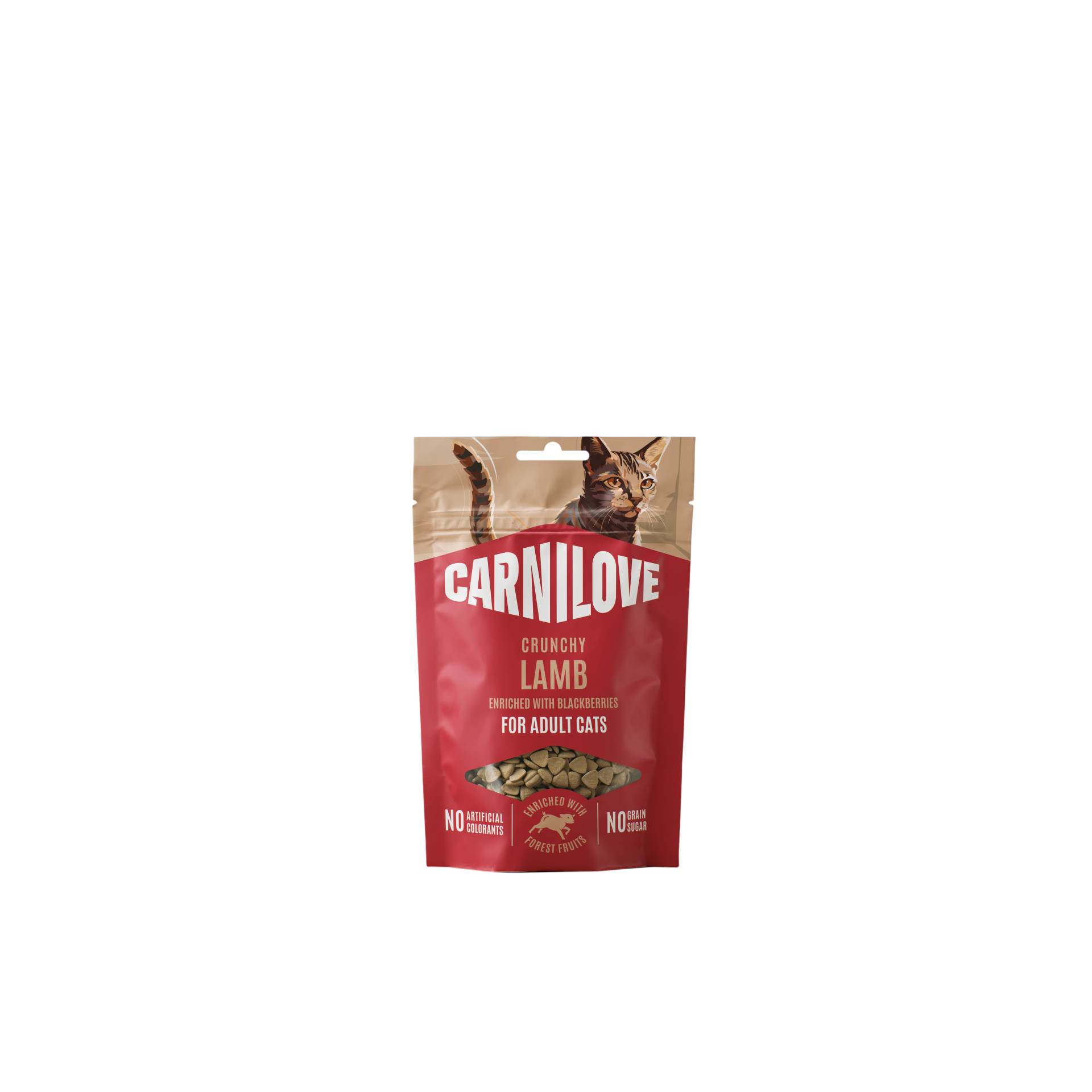 Carnilove Cat CRUNCHY Snack Lamb+Blackberries 50g