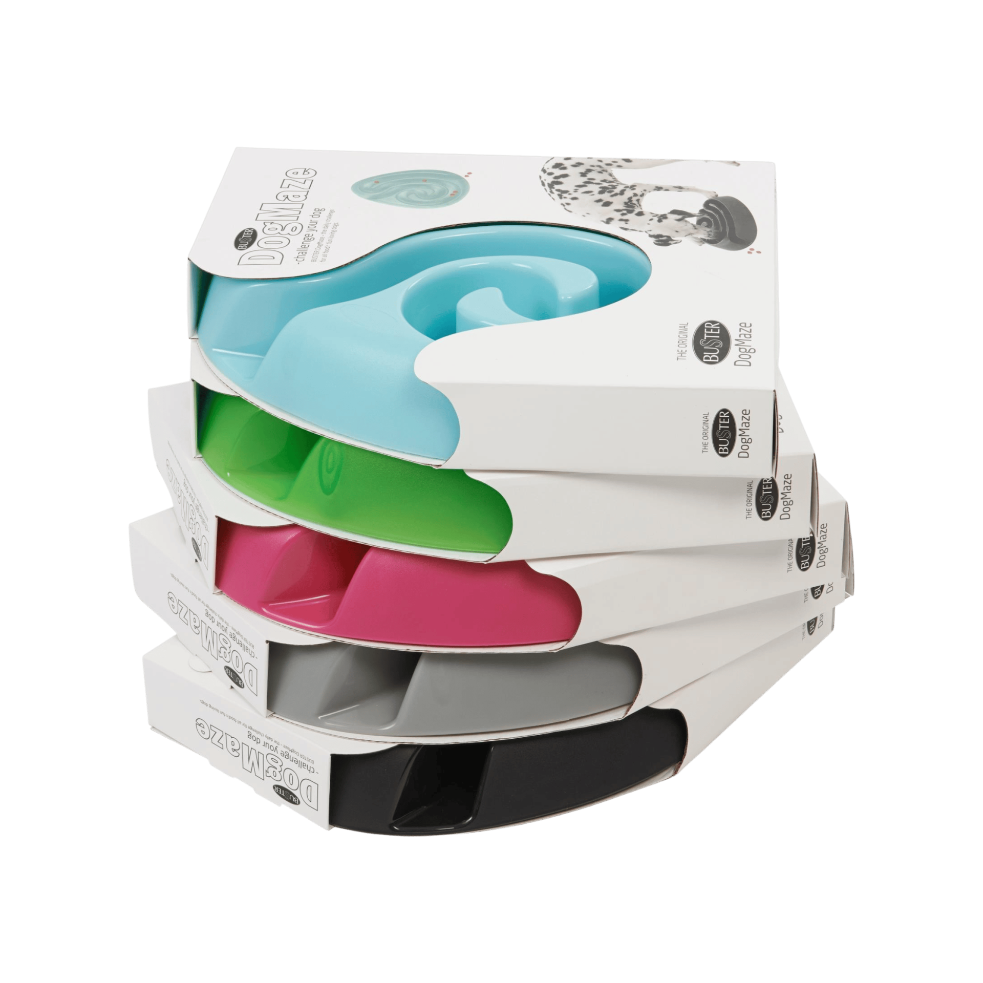 Miska bludiště Dog Maze černá 1ks BUSTER