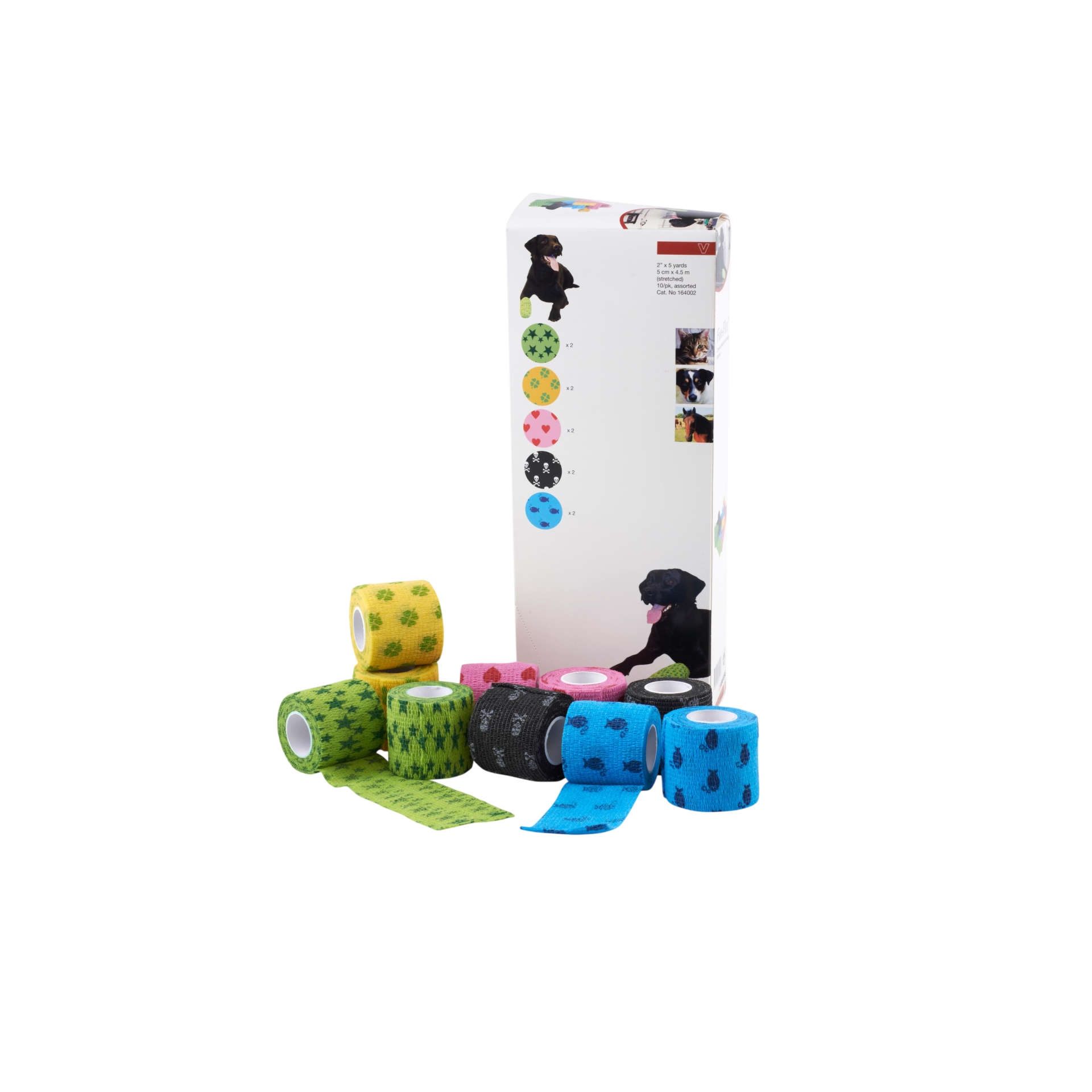 Obinadlo elast. Fun-Flex 5cmx4,5m, mix 10ks
