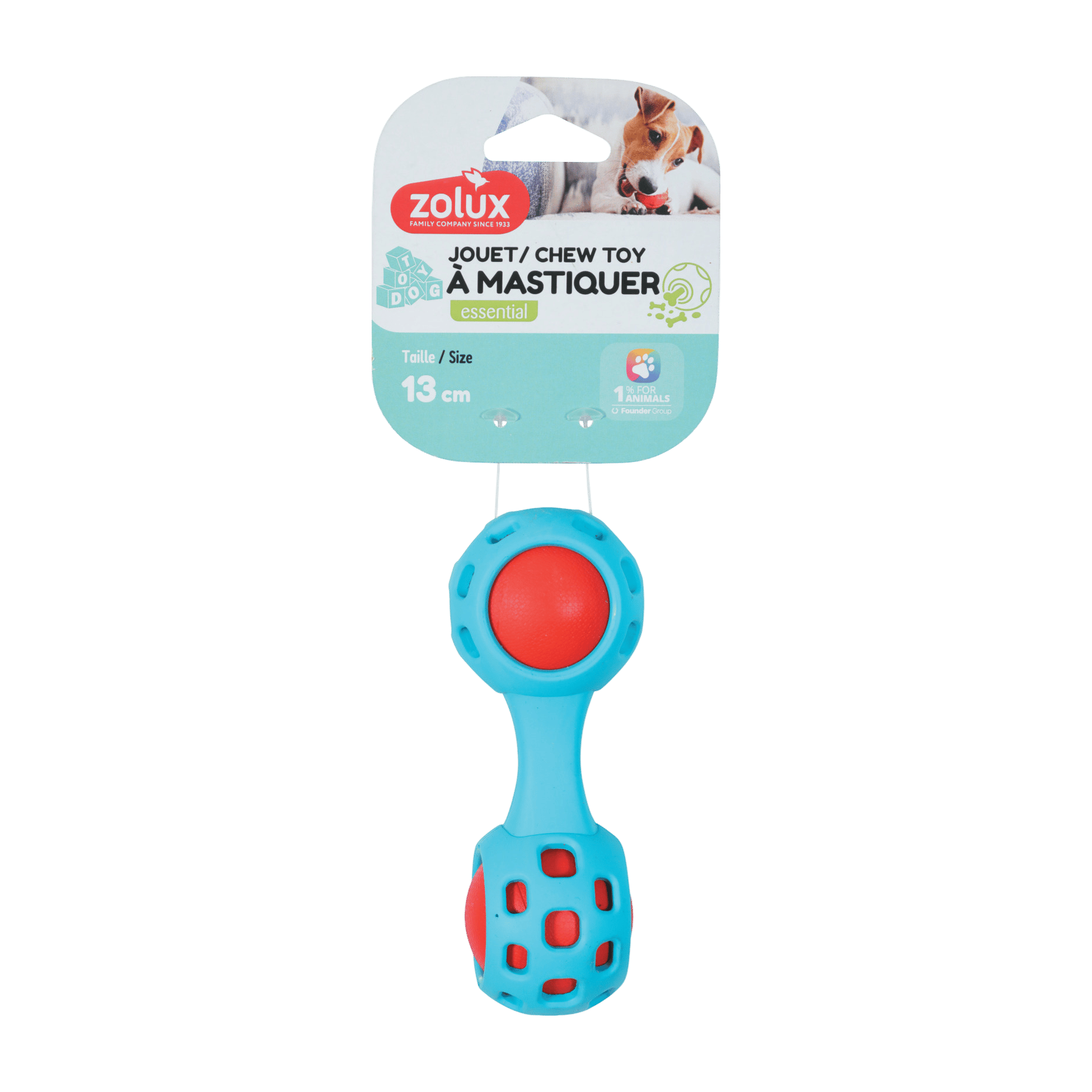Hračka pes TREAT RUBBER Činka 13cm Zolux