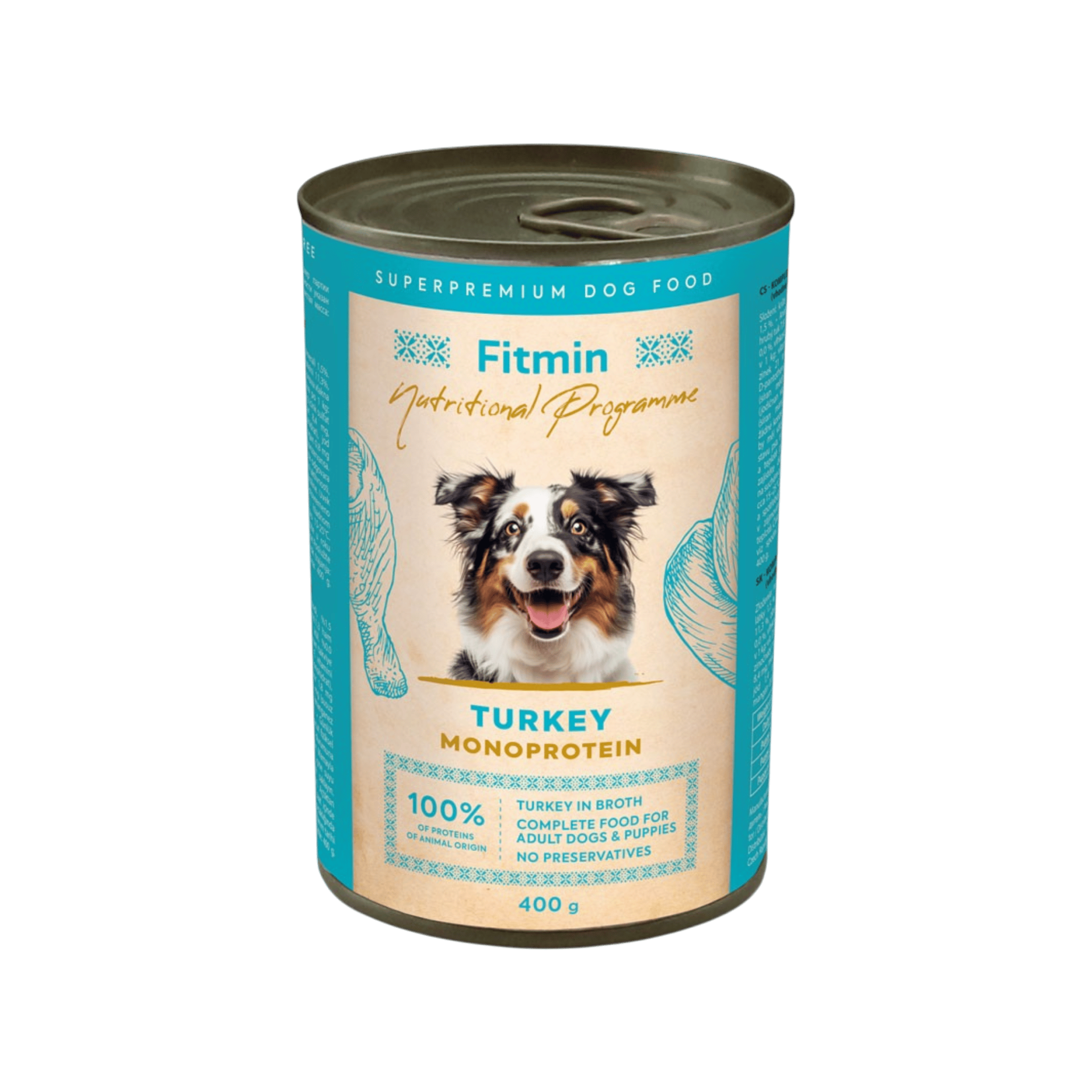 Fitmin dog NP konz. krůtí 400g