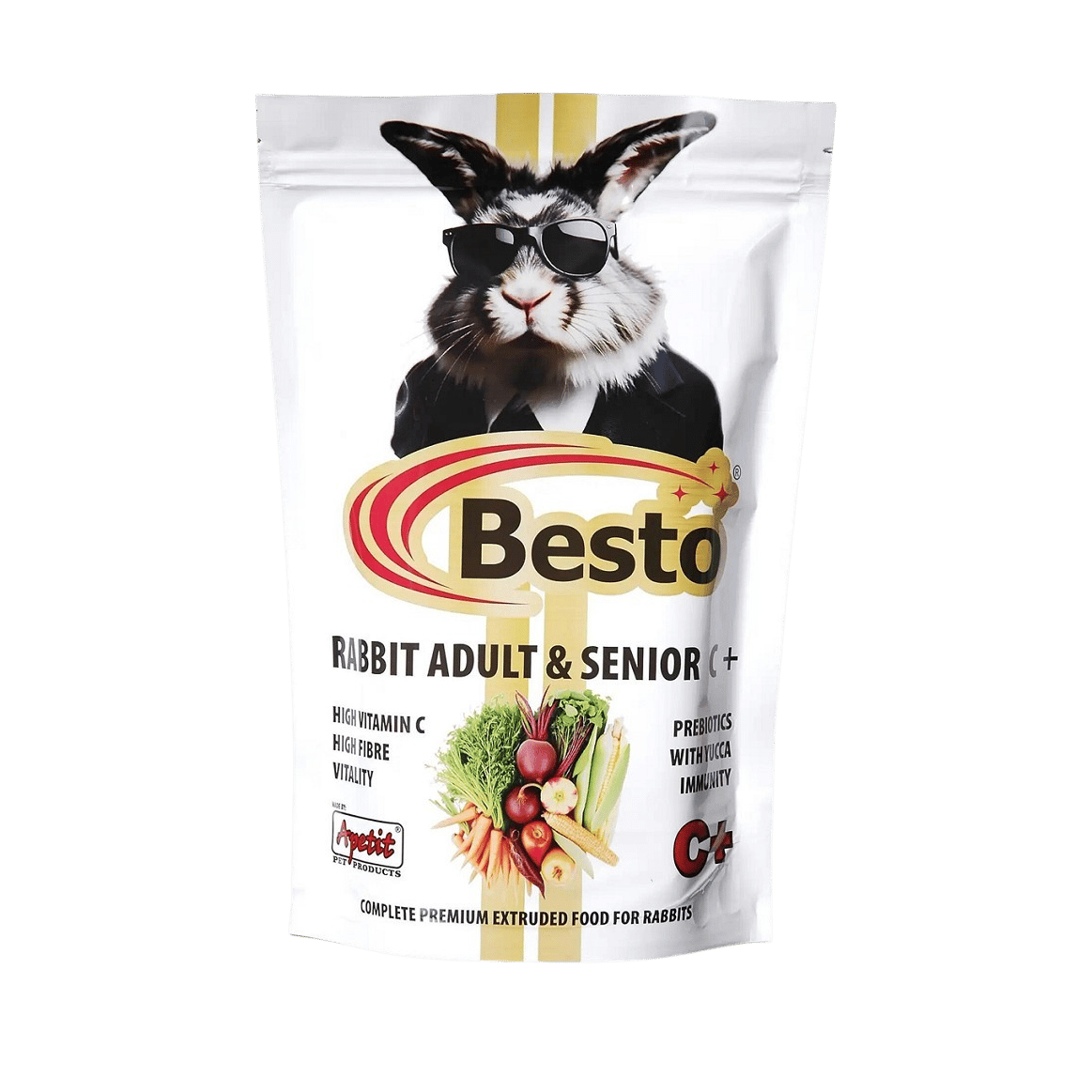 Apetit krmivo Besto Rabbit Adult&Senior C+ 454g