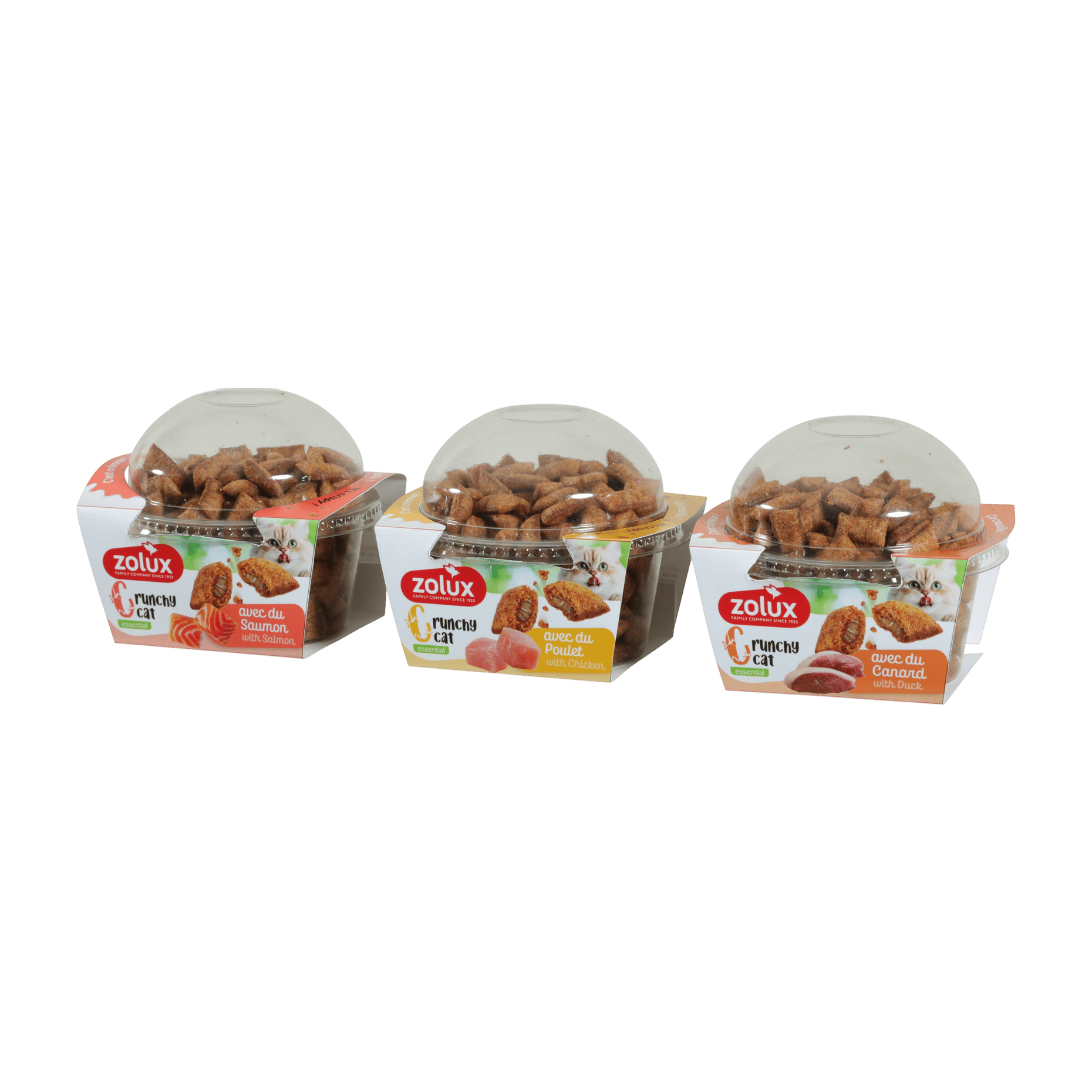 Pochoutka kočka CRUNCHY Losos 80g Zolux