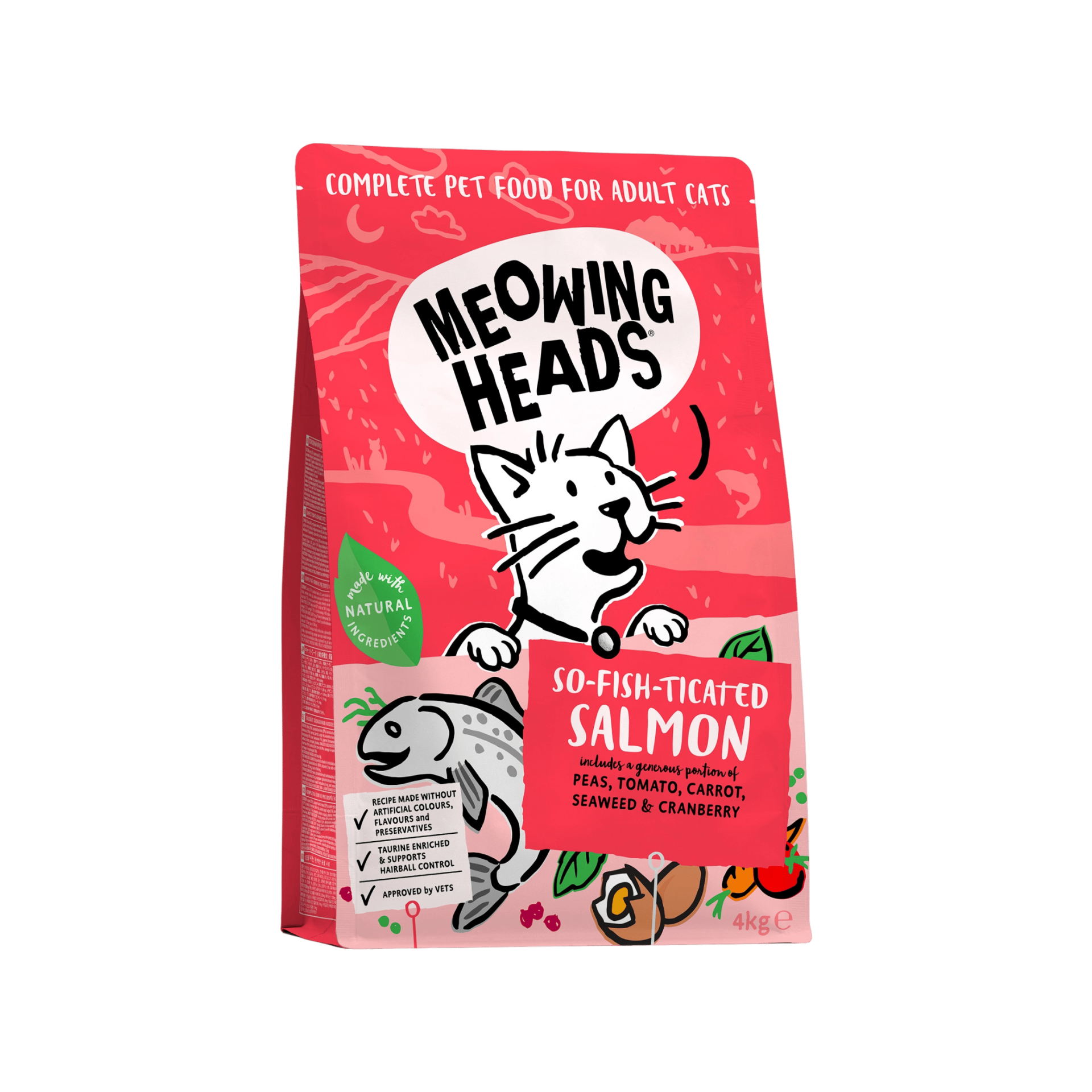 MEOWING HEADS So-fish-ticated Salmon 4kg