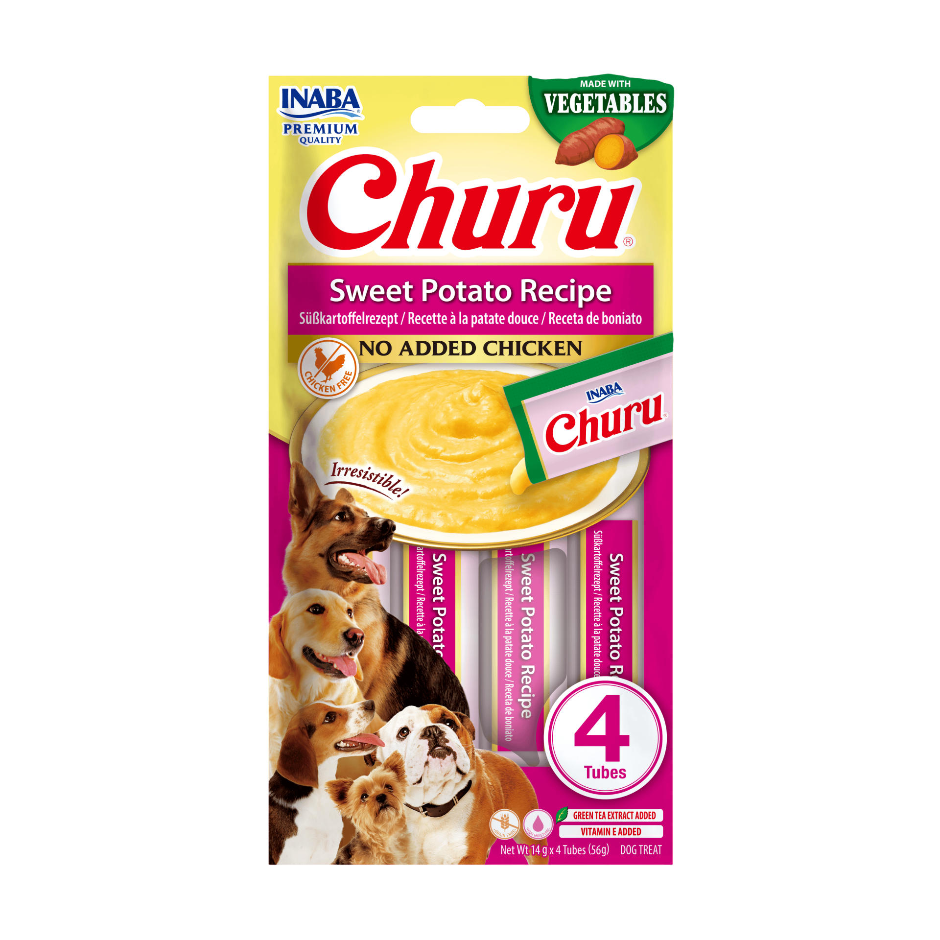 Churu Dog Sweet Potato Recipe 4x14g