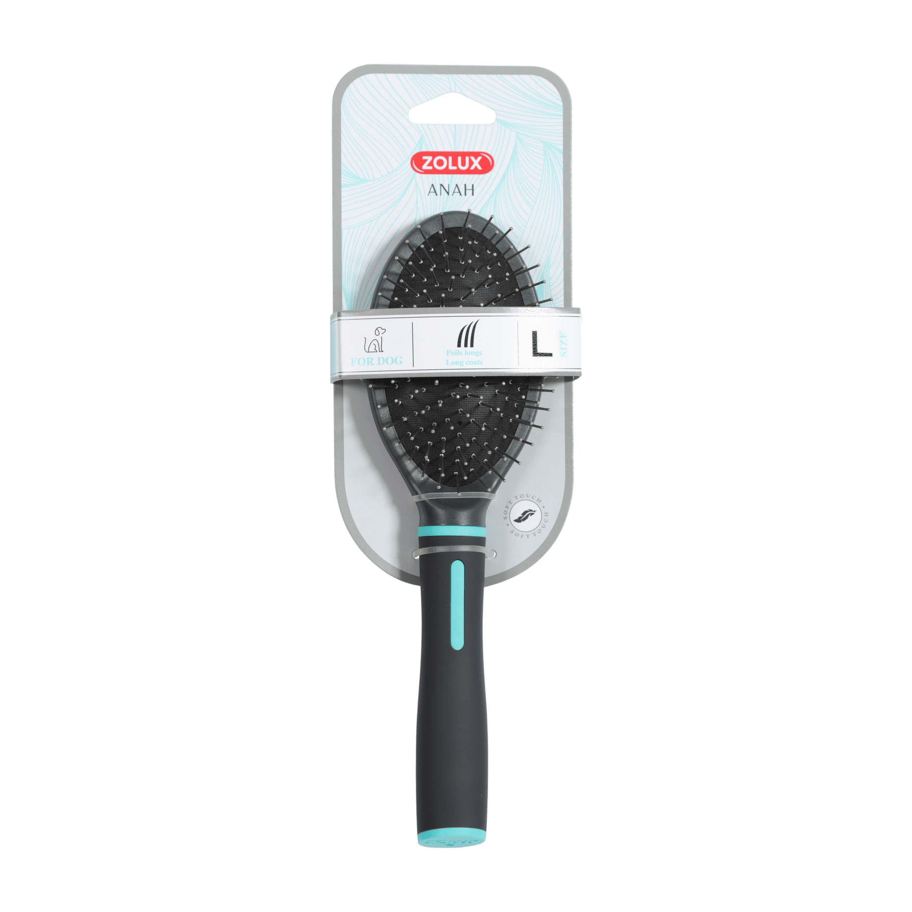 Kartáč ANAH s polštářkem L pro psy Zolux