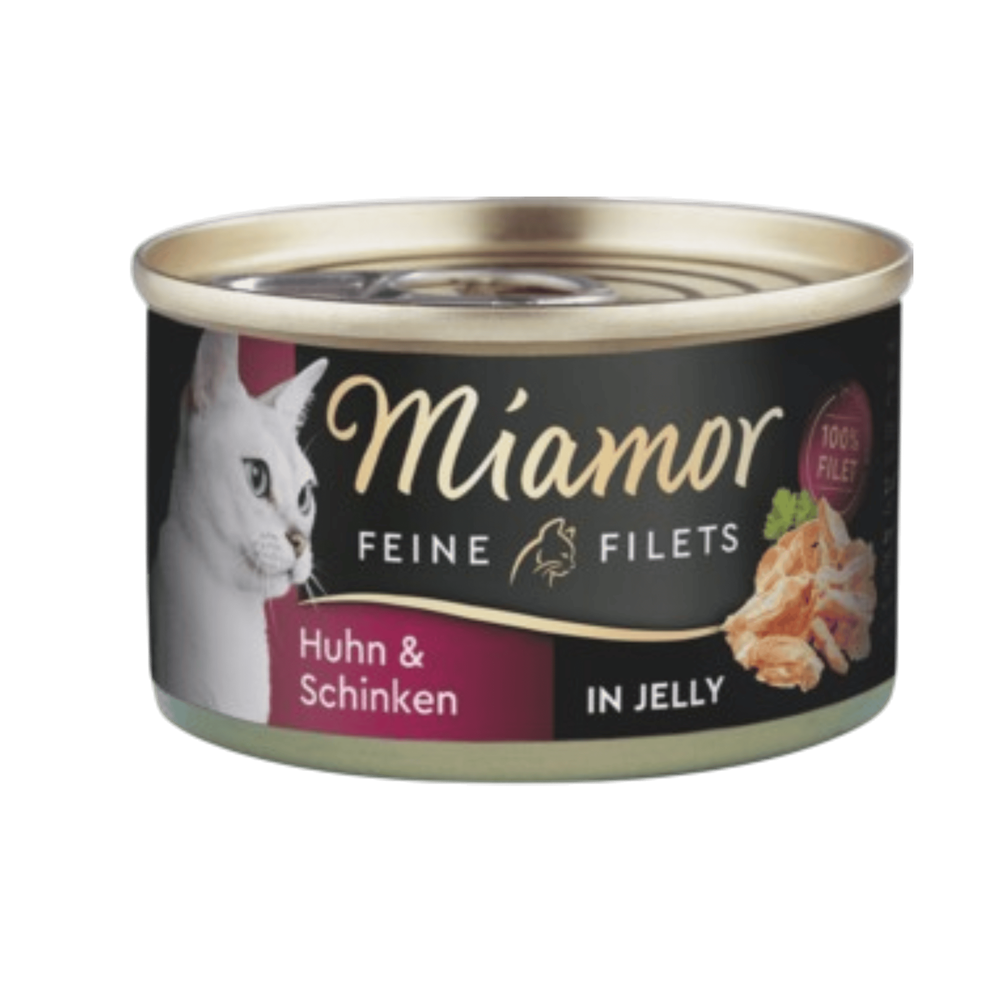 Miamor Cat Filet konzerva kuře+šunka v želé 100g