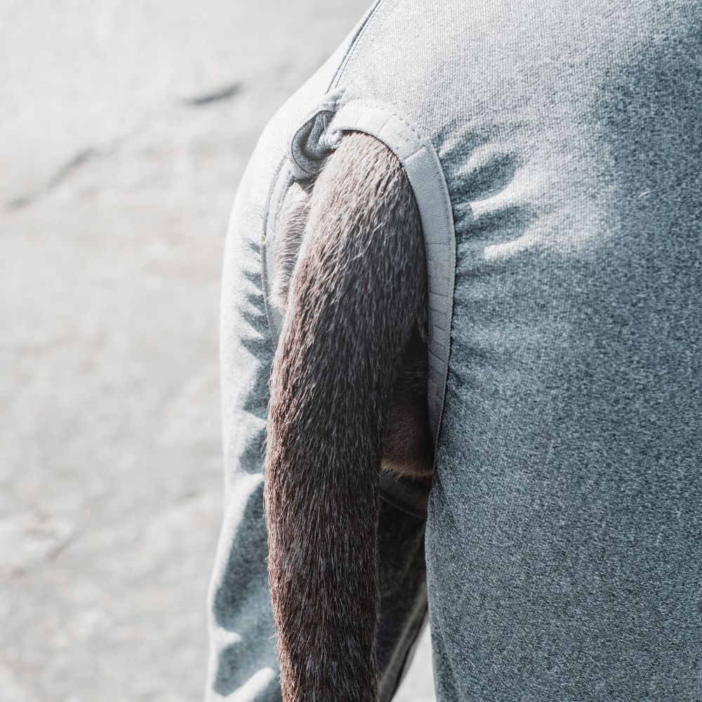 Obleček Hurtta Body Warmer šedý 25S