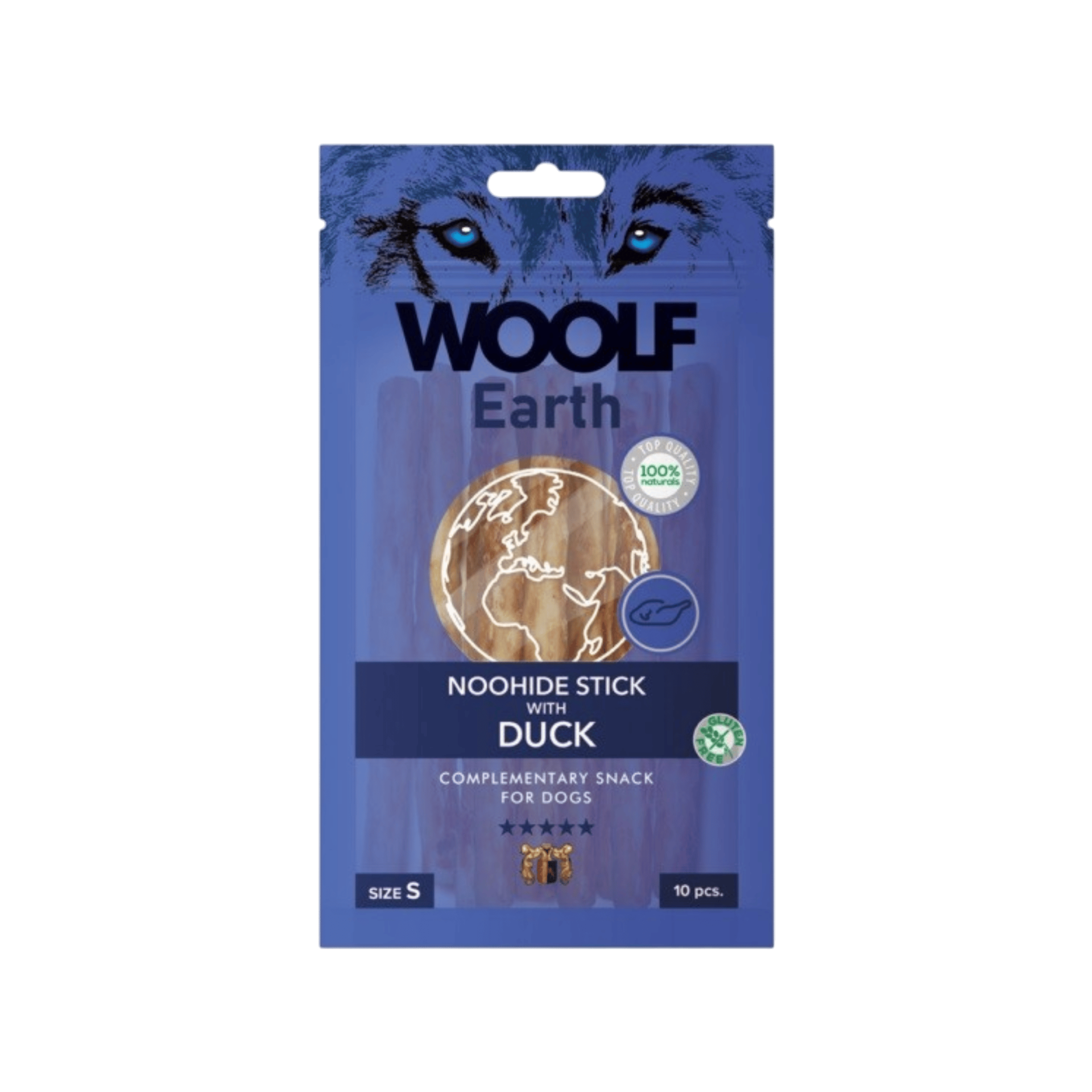 WOOLF pochoutka Earth NOOHIDE S Duck 90g