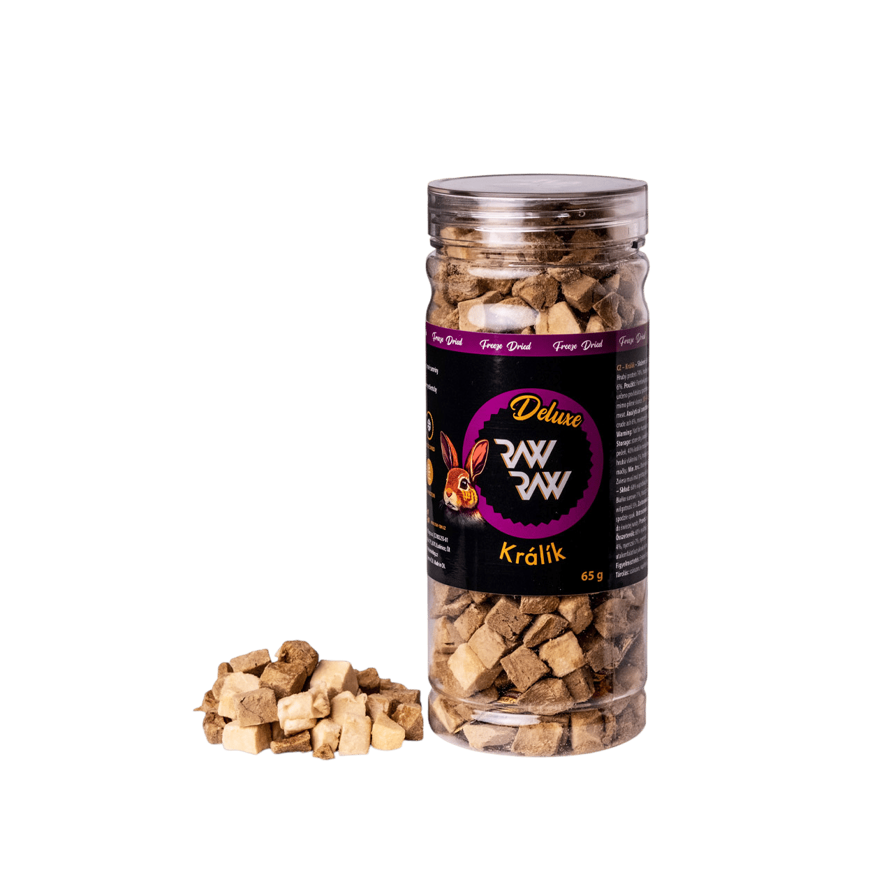 Raw Raw poch. Deluxe mrazem sušený Králík 65g