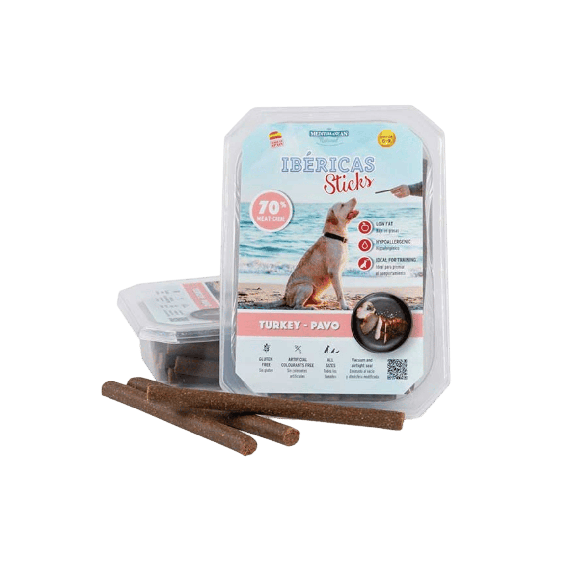 Pochoutka Ibéricas Sticks for Dog-Turkey 800g 75ks