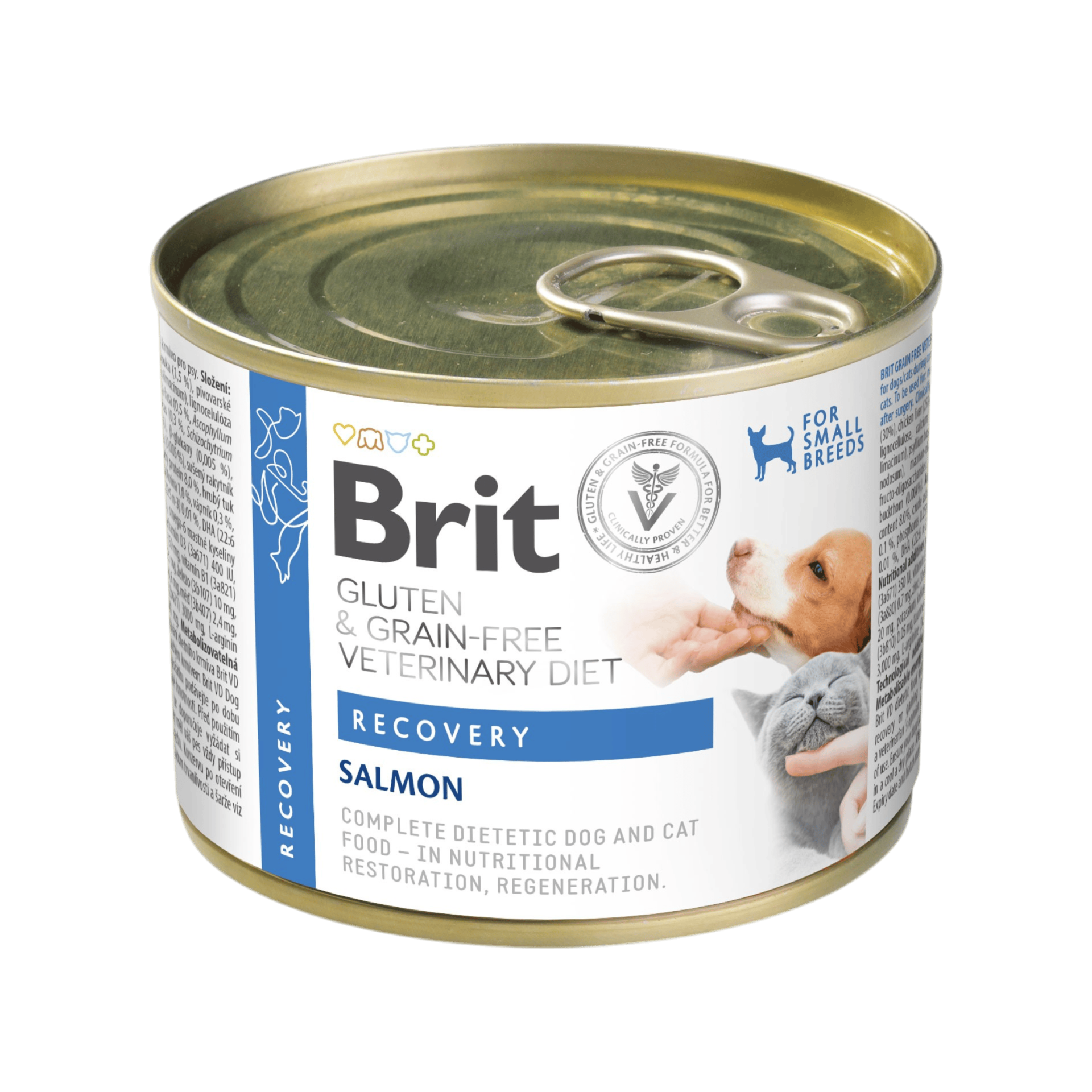 Brit VD Dog+Cat GF konz Recovery 200g