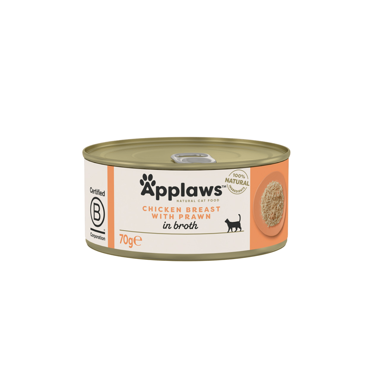 Applaws Cat konz. Adult Broth kuř.prsa s krevetami 70g
