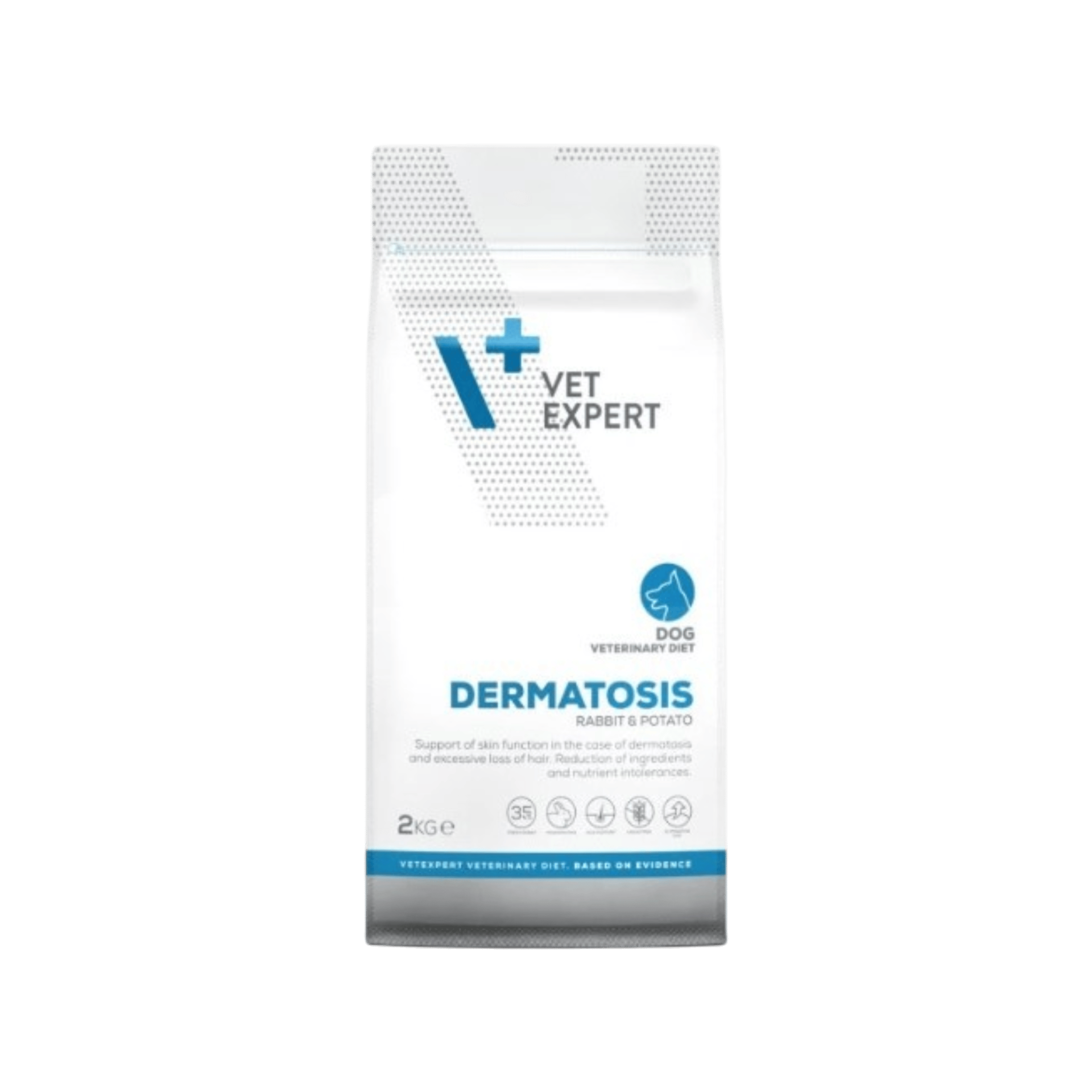 VetExpert VD 4T Dermatosis Dog Rabbit&Potato 2kg