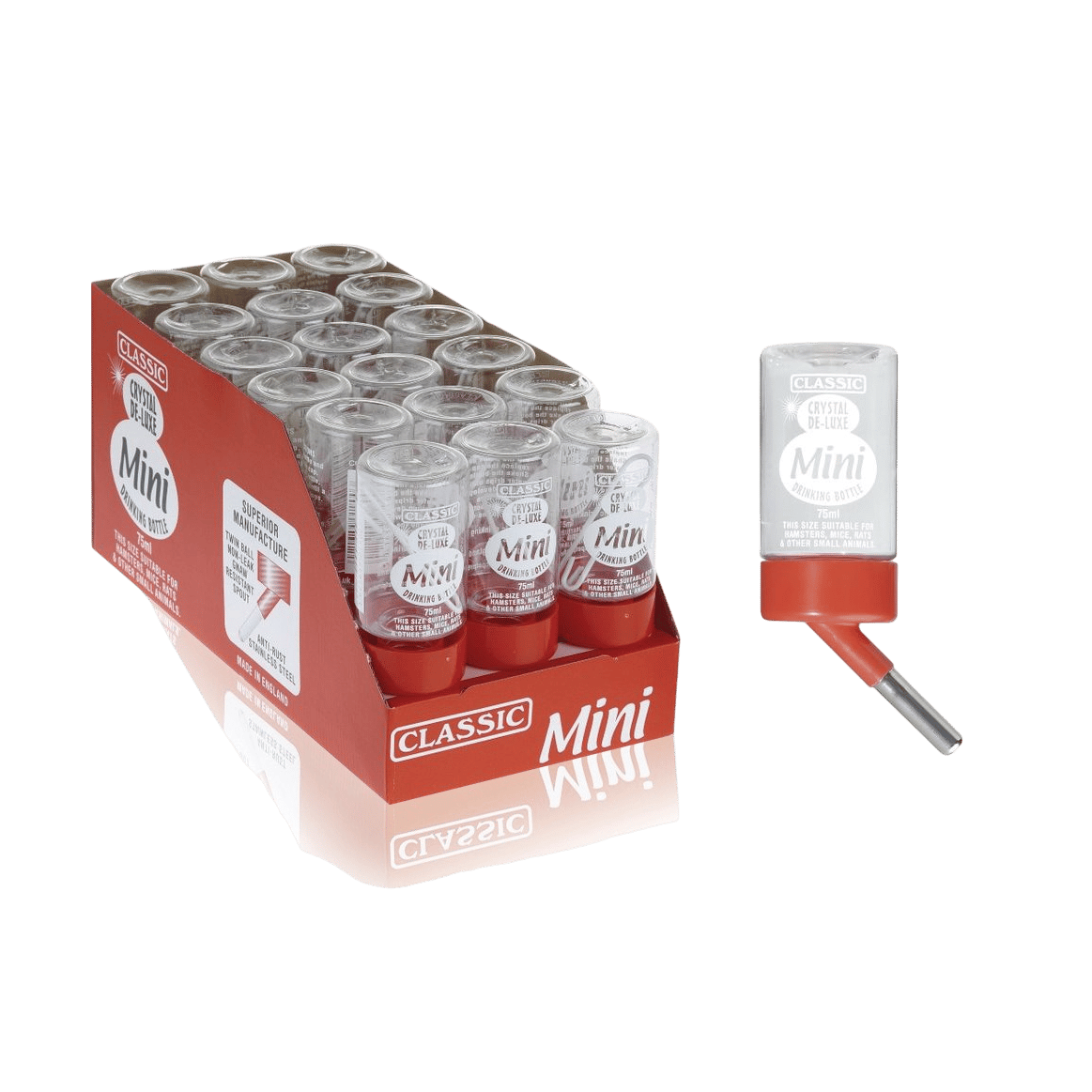 Napáječka pro hlodavce Crystal 75ml