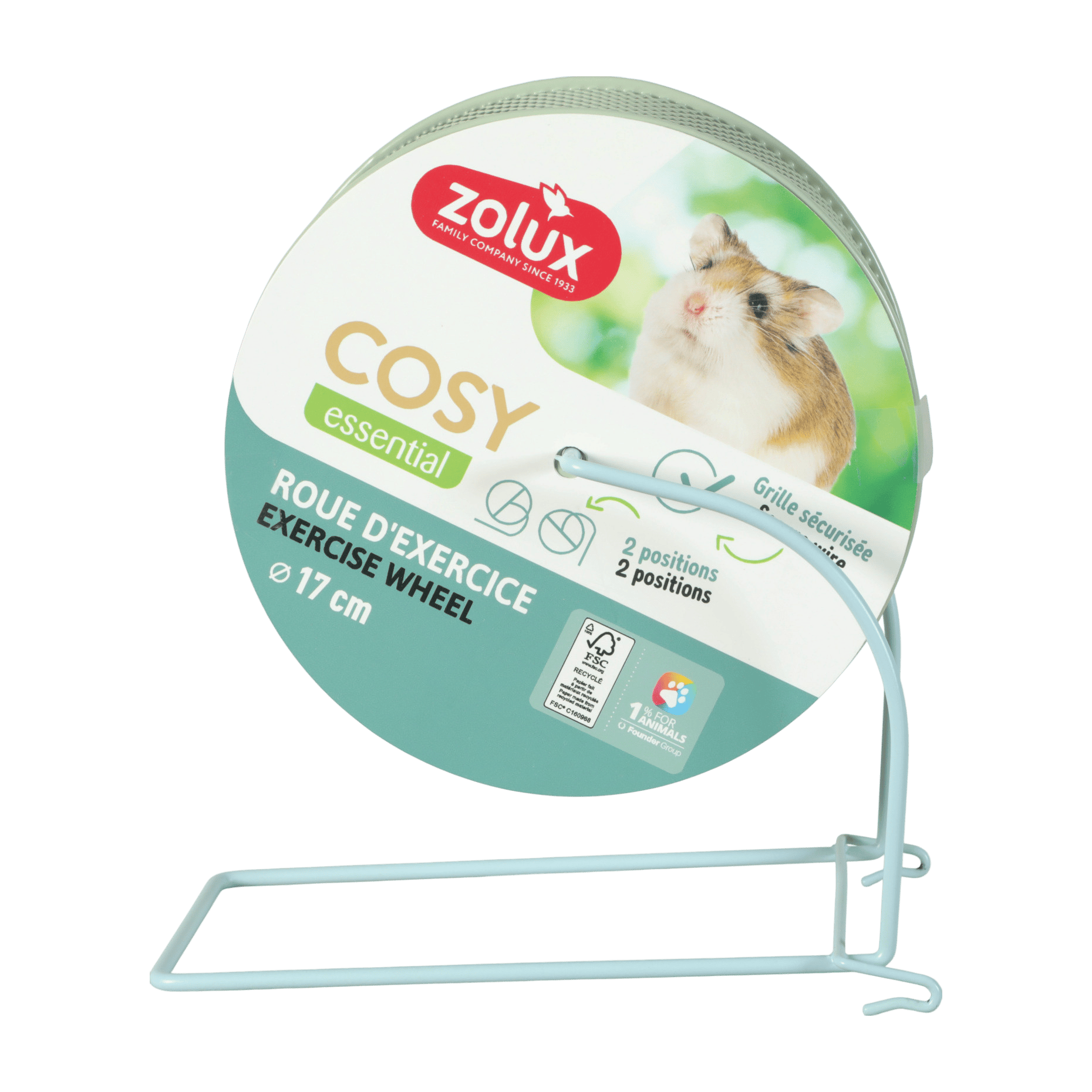 Kolotoč kovový COSY průměr 17cm, základna Zolux