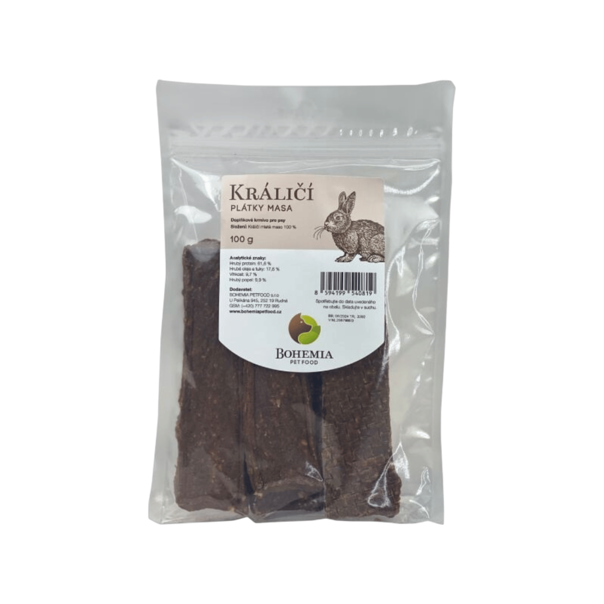 BOHEMIA PLÁTKY Králičí 100g