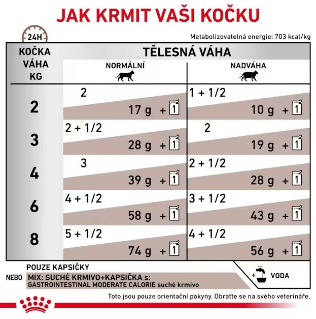 Royal Canin VD Feline Gastro Intest 12x85g kapsa