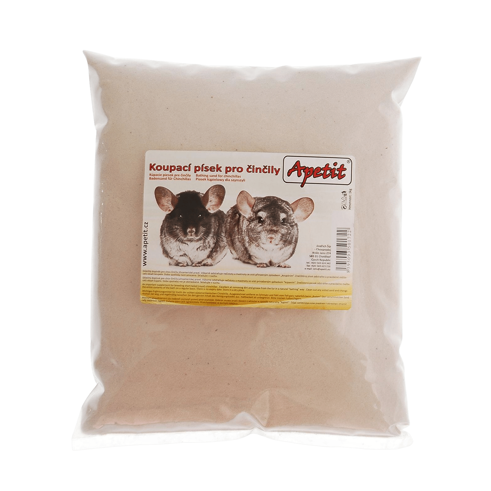 Apetit koupací písek pro činčily 1kg