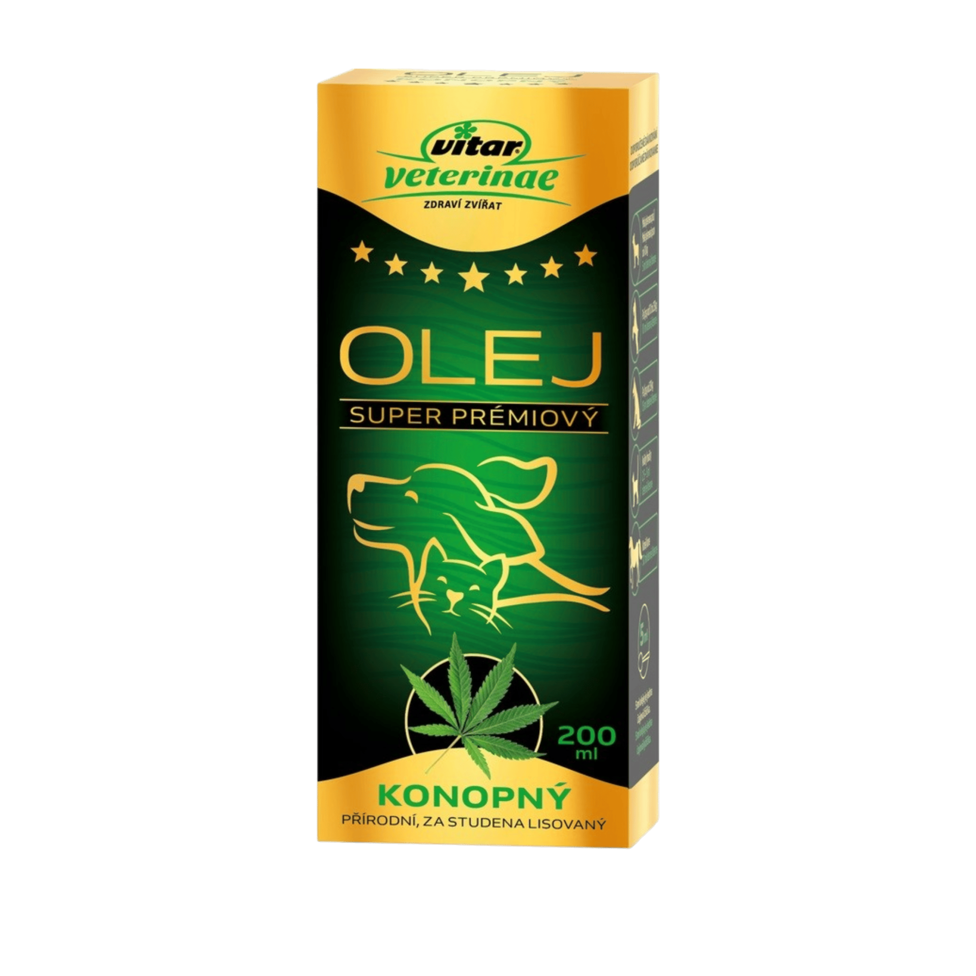 VITAR Veterinae Konopný olej 200ml