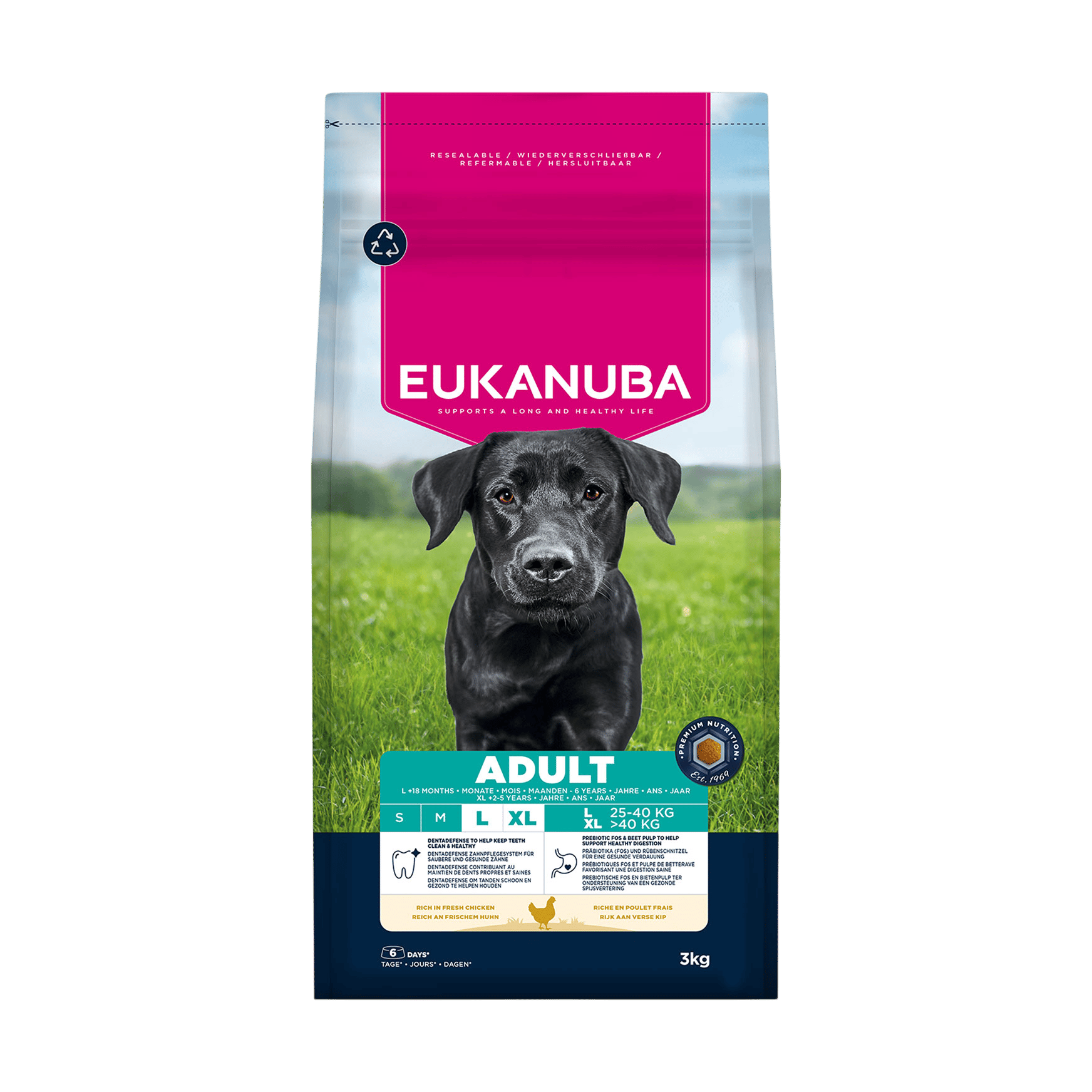 Eukanuba Dog Adult Large rich in fresh Chicken 3kg
