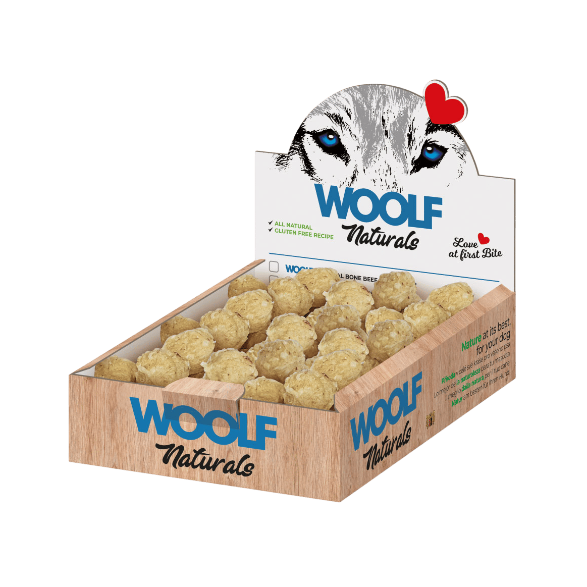 WOOLF Natural Ball Beef&Lung 900g