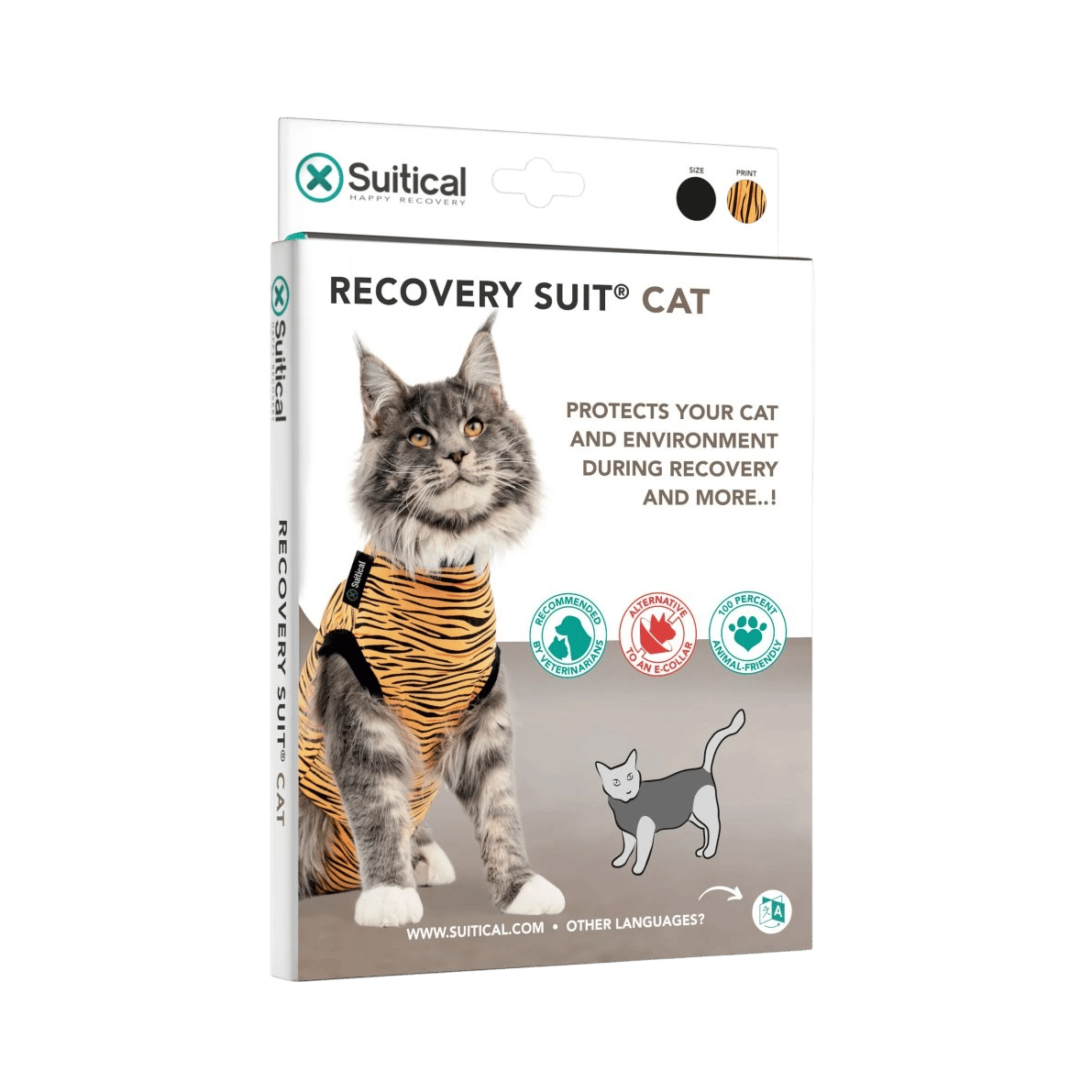 Obleček ochranný Suitical Cat TIGER 40cm XS