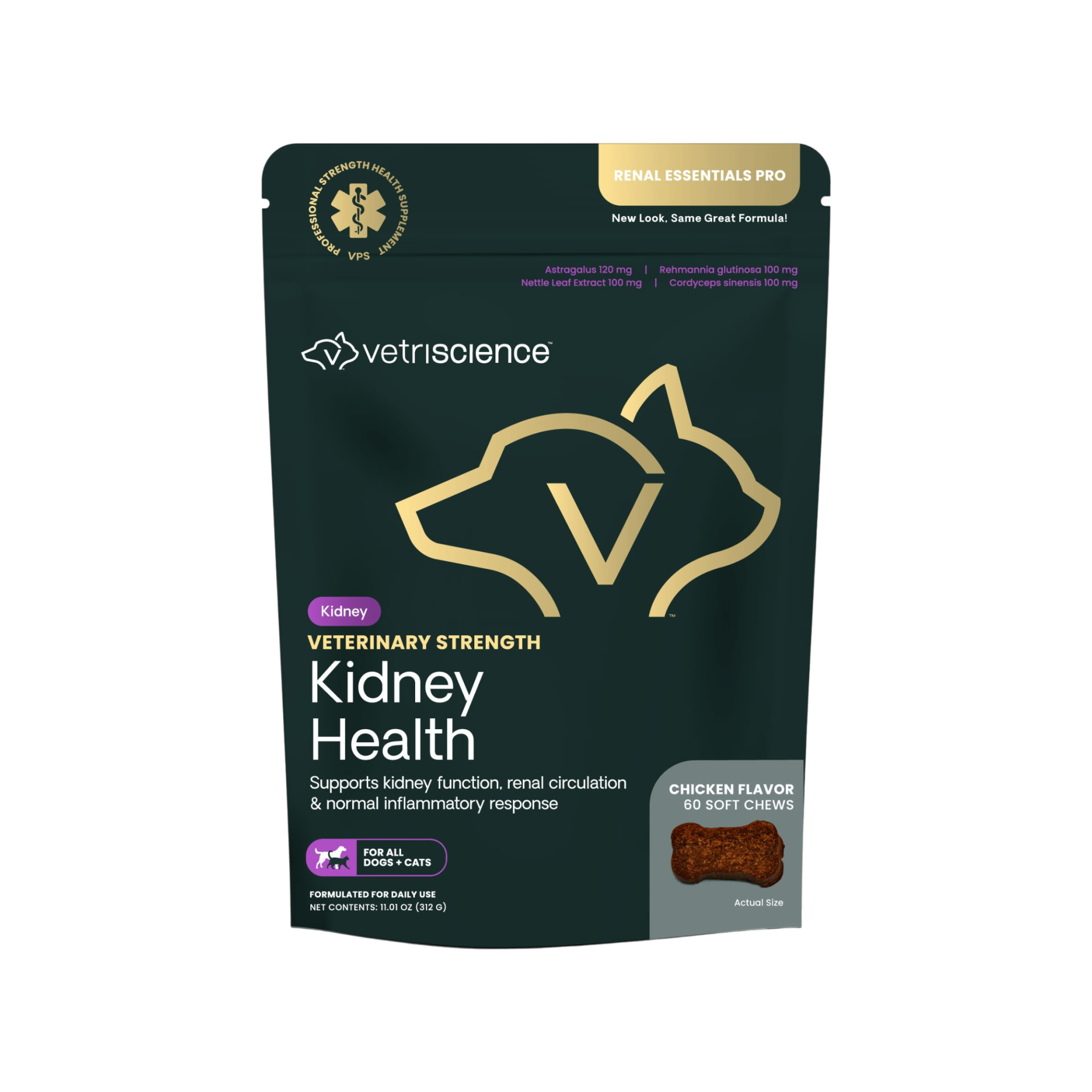 VetriScience Kidney Health podp.ledvin psi+kočky 312g