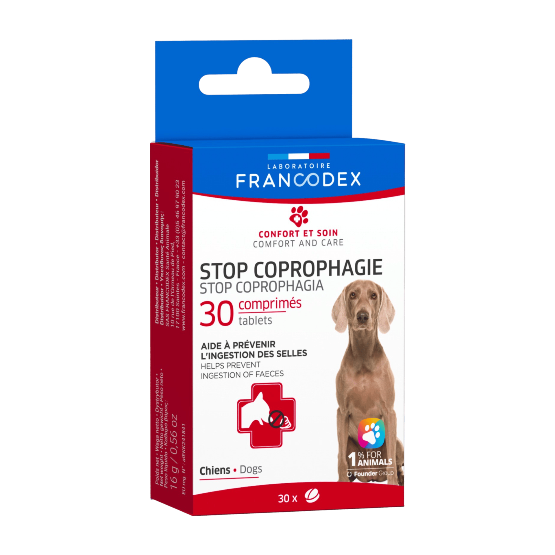 Francodex Stop Coprophagia pro psy 30tbl