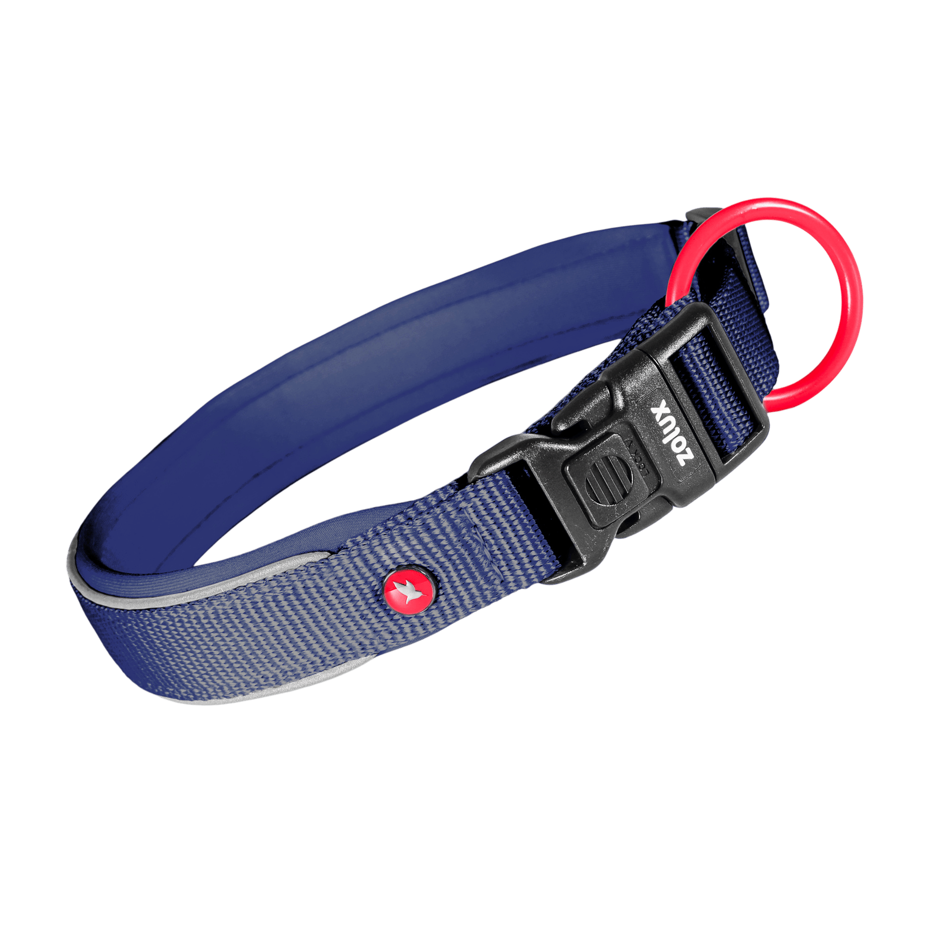 Obojek pes PREMIUM nylon 20mm/35-40cm tm.modrá Zolux