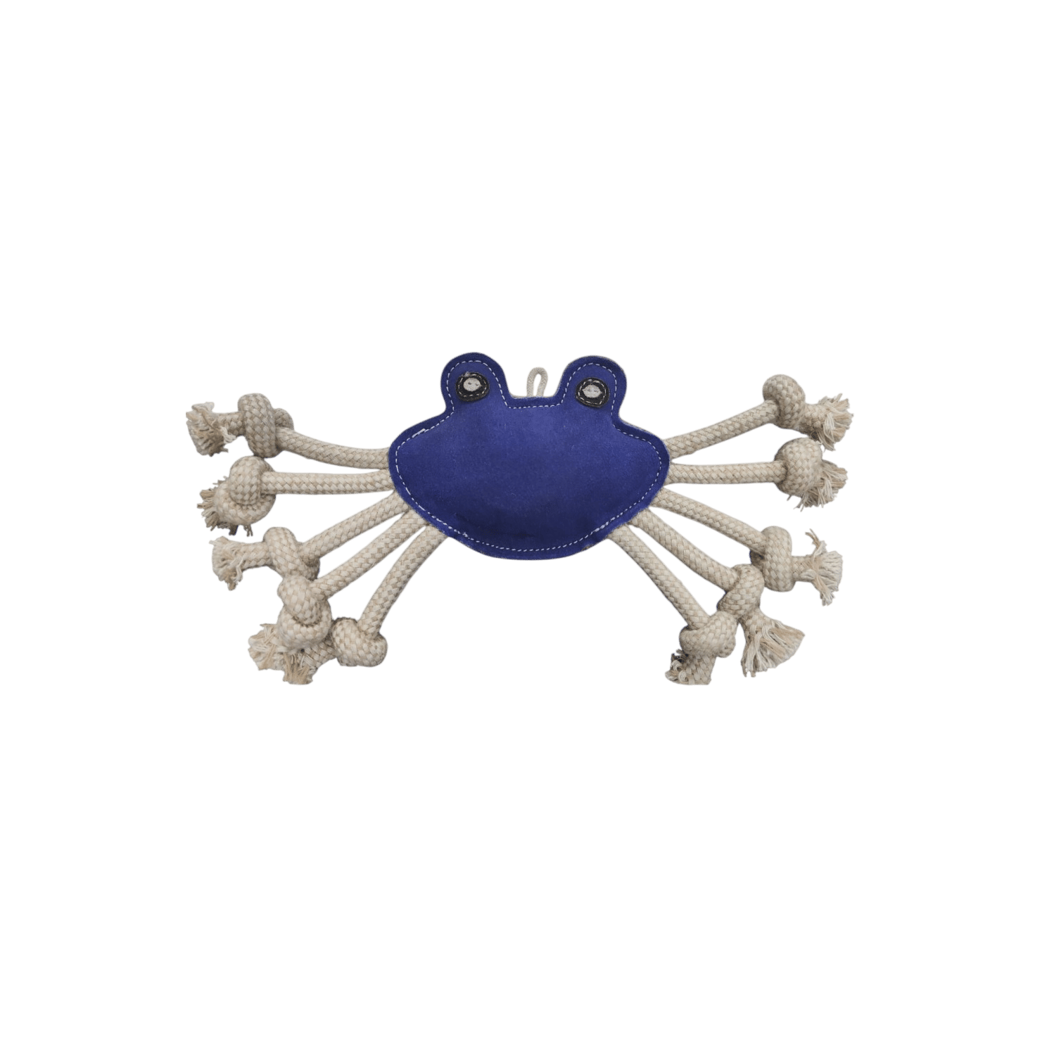 Hračka pes animALL Krab s provazy kůže,barevný 33x20cm