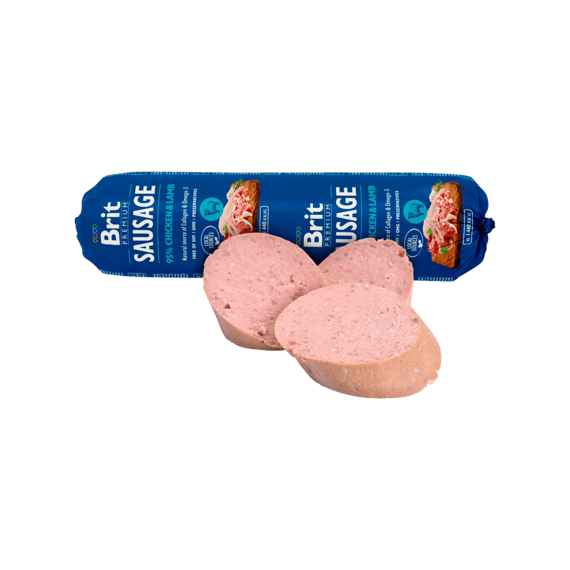 Brit Sausage Chicken & Lamb 800g