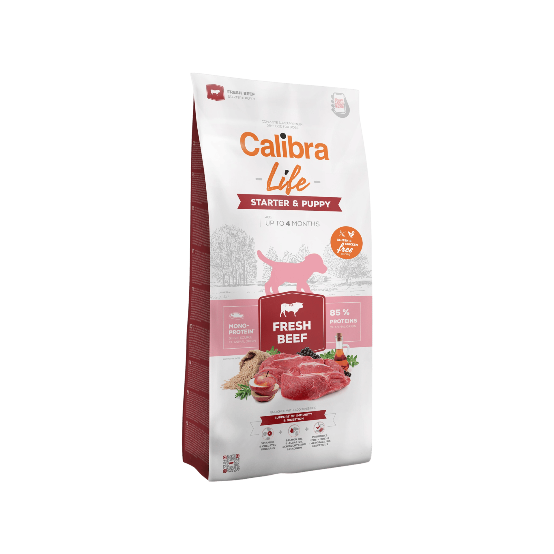 Calibra Dog Life Starter&Puppy Fresh Beef 12kg