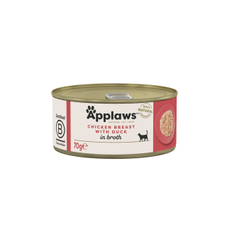 Applaws Cat konzerva Adult Broth kuř.prsa s kachnou70g