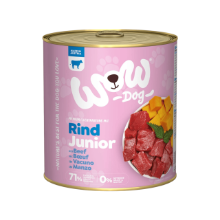 WOW konzerva Junior hovězí s dýní 800g