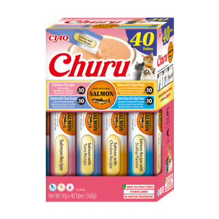 Churu Cat BOX Salmon Recipe 40x14g