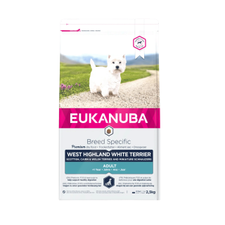 Eukanuba Dog Breed N. West High White Terrier 2,5kg