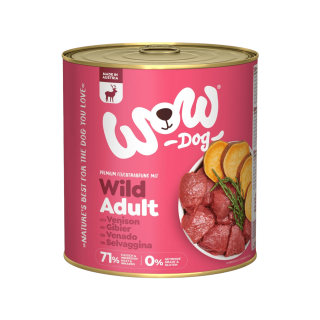 WOW konzerva Adult zvěřina s batáty 800g