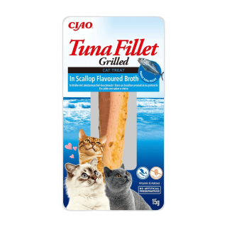 Churu Cat Tuna Fillet in Scallop Flavoured Broth 15g