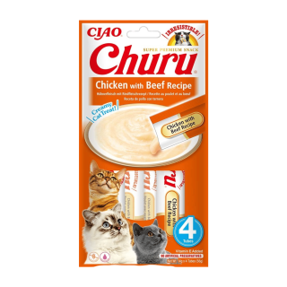 Churu Cat Chicken with Beef Recipe 4x14g
