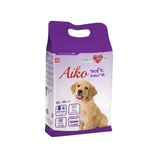 Podložka absorbční pro psy Aiko Soft Care 60x58cm 50ks
