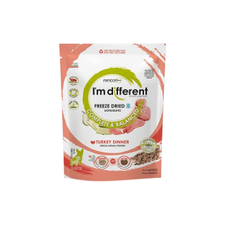 I´M DIFFERENT krmivo mrazem suš. Raw Turkey Dinner156g