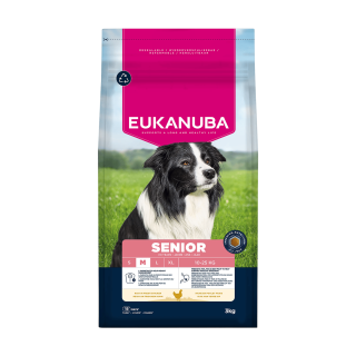Eukanuba Dog Senior Medium rich in fresh Chicken 3kg