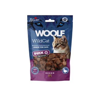 WOOLF WildCat Twisties Snack Duck 50g