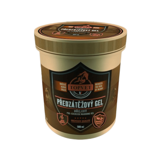 Předzátěžový gel hřejivý pro koně TOPVET 500ml