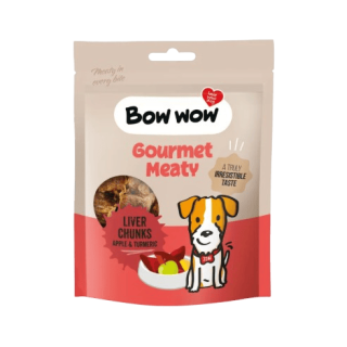 Bow wow poch. Masíčka s játry,jablkem a kurkumou 60g