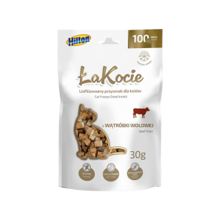 Pochoutka mrazem sušené Hovězí játra pro kočky 30g