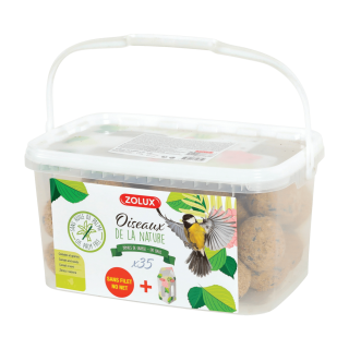 Lojová koule se semínky 90g kbelík 35ks bezsíťky Zolux